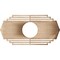 Ekena Millwork Chrysler Wood Fretwork Pierced Ceiling Medallion, Alder, 26"W x 13"H x 6 7/8"ID x 3/8"T CMWP26X13X0375CSAL - alternate 3